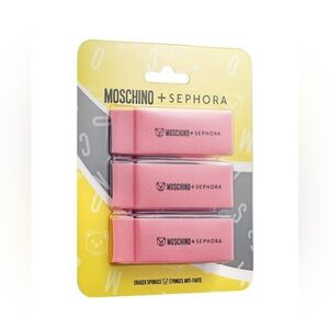 Moschino + Sephora Pink Eraser Makeup Sponges
